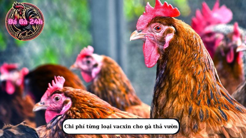 Chi phí từng loại vacxin cho gà thả vườn