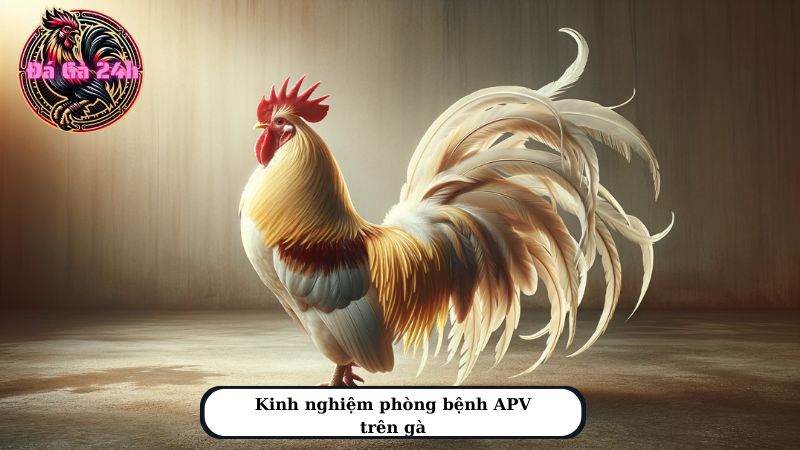 Kinh nghiệm phòng bệnh APV trên gà