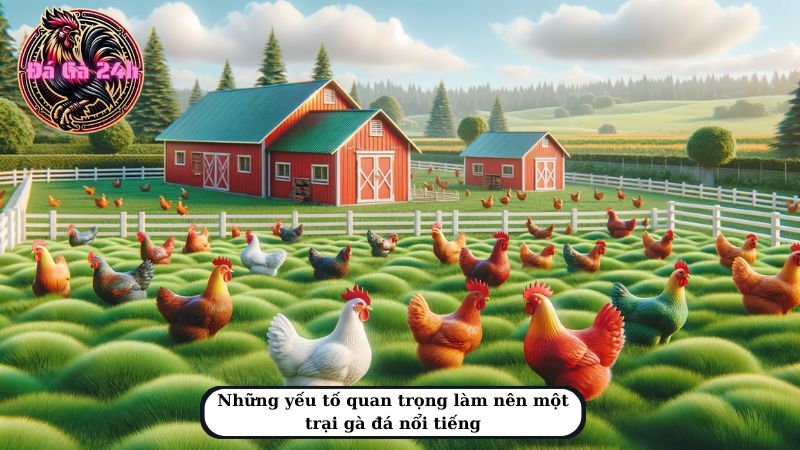 Những yếu tố quan trọng làm nên một trại gà đá nổi tiếng