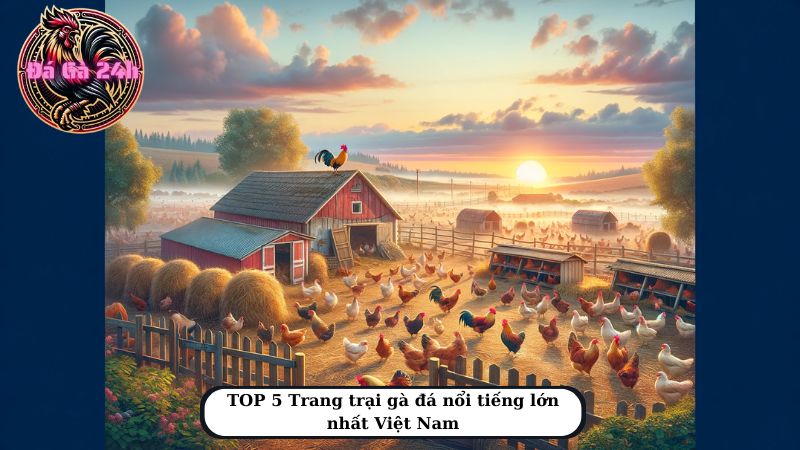 TOP 5 Trang trại gà đá nổi tiếng lớn nhất Việt Nam