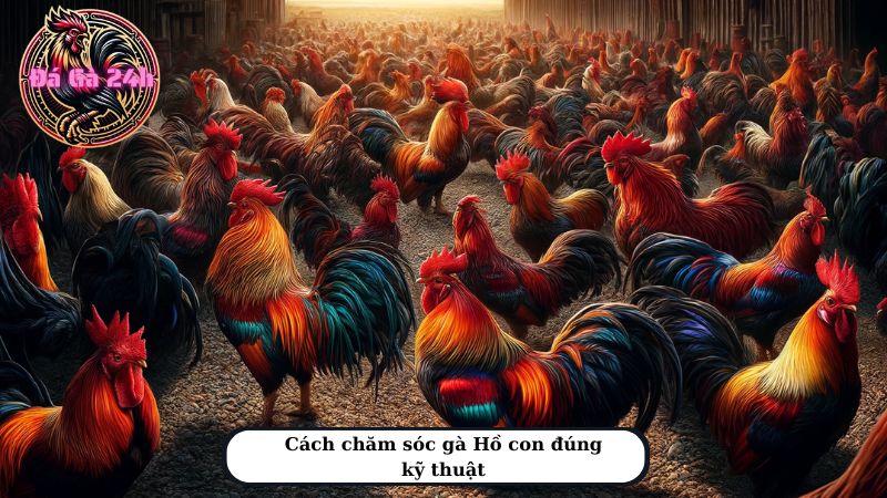 Cách chăm sóc gà Hồ con đúng kỹ thuật