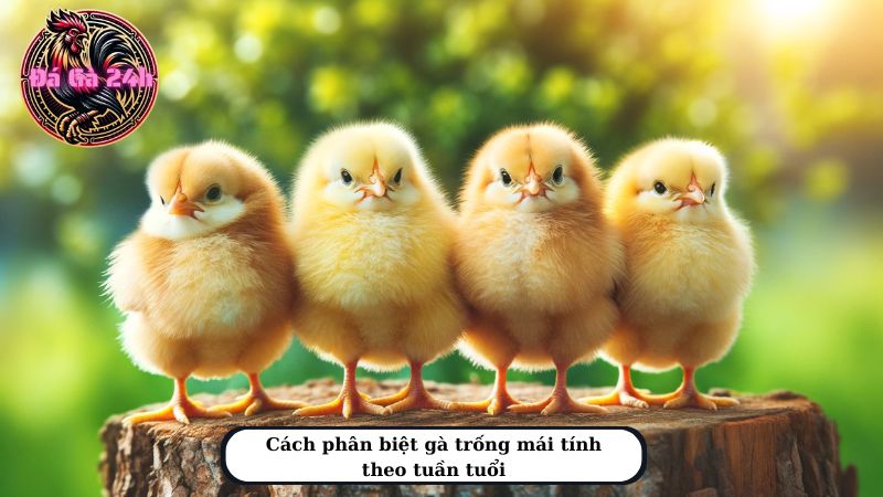 Cách phân biệt gà trống mái tính theo tuần tuổi