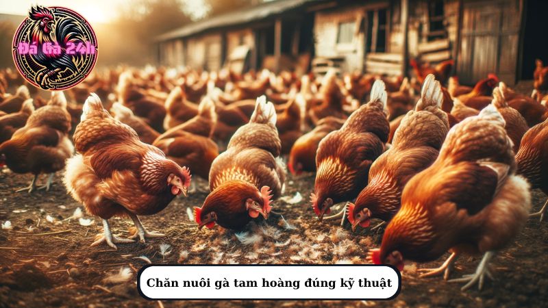 Chăn nuôi gà tam hoàng đúng kỹ thuật