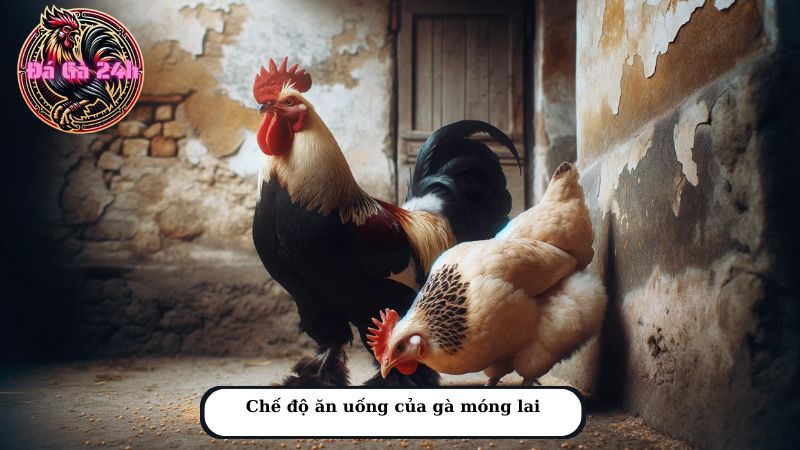 Chế độ ăn uống của gà móng lai