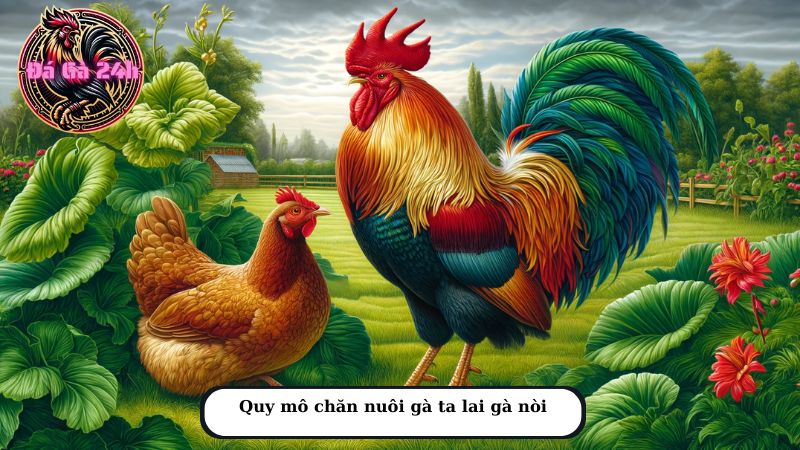 Quy mô chăn nuôi gà ta lai gà nòi