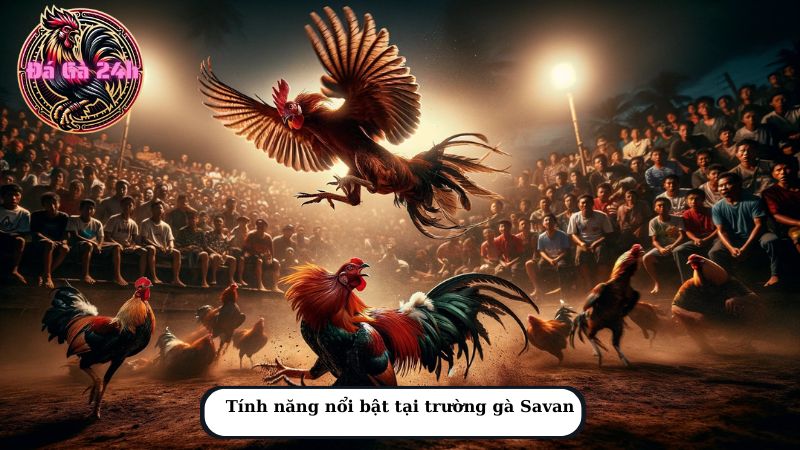 Tính năng nổi bật tại trường gà Savan