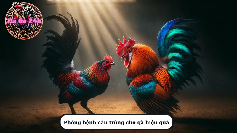 Phòng bệnh cầu trùng cho gà hiệu quả